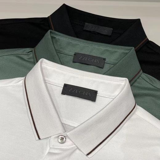 【à perles】高品质牛货 Z家男士商务休闲三粒扣翻领短袖【现货】 商品图4