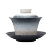 【日用百货】-渐变山海行三才盖碗茶杯单个家用陶瓷 商品缩略图4