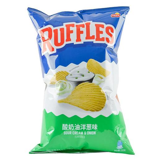 乐事莱芙士薯片酸奶油洋葱味220g/袋 商品图0