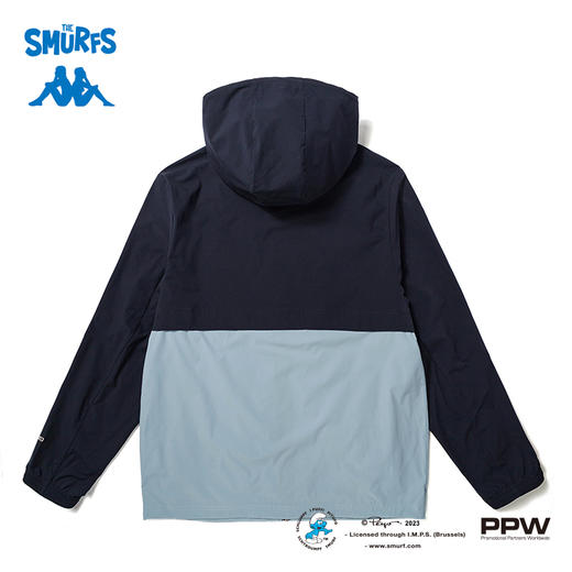 Kappa卡帕皮肤衣2023新款男轻薄撞色外套休闲连帽防晒空调开衫夏 商品图1