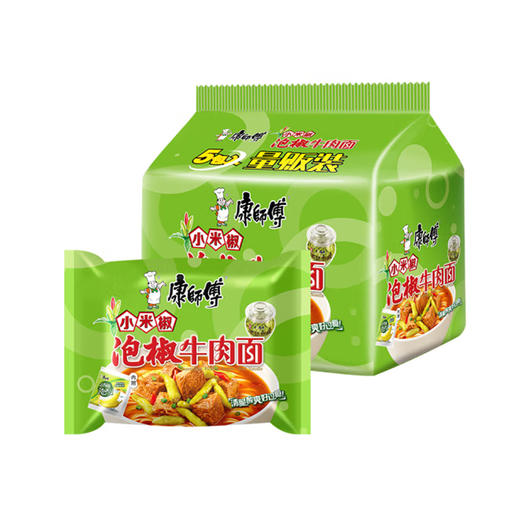 康师傅经典酸菜牛肉五包【675g】 商品图2