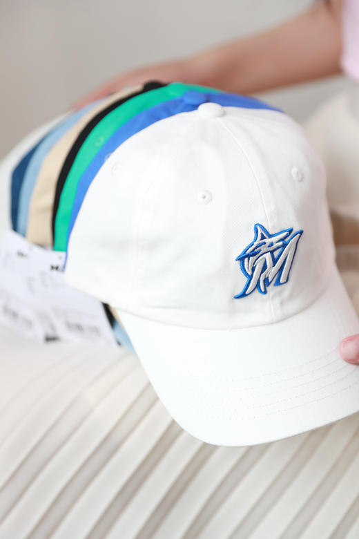 39000韩元一顶，帽子大合集。首尔渠道丹宁小标刺绣棒球帽J052507 商品图10