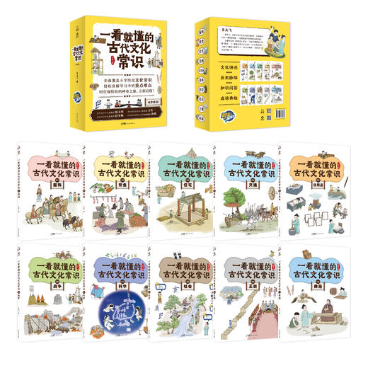 一看就懂的古代文化常识（全10册） 商品图1