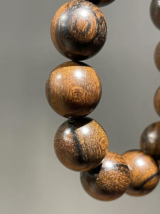 东帝汶虎皮沉香大珠手链，顺丰包邮 商品图13