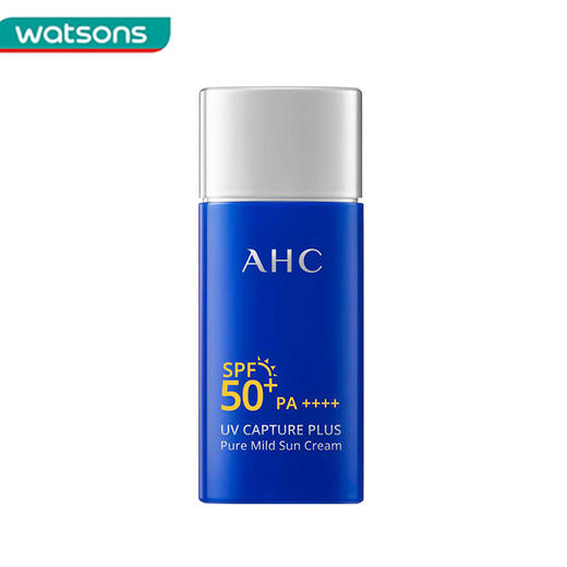 屈臣氏AHC爱和纯纯净温和防晒霜SPF50+保湿不粘腻50ml 商品图0