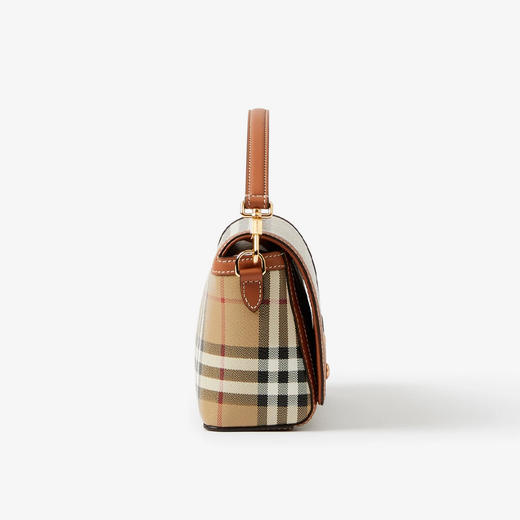 【二】BURBERRY 巴宝莉 女士顶部提柄 Note 包 格子 8066165 A9534 商品图1