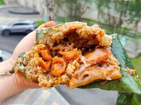 卤肉蛋黄粽