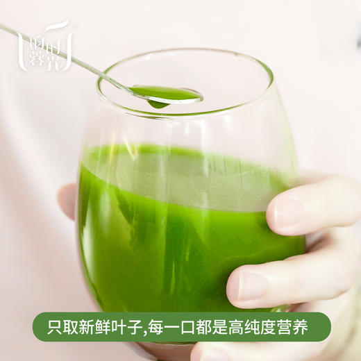 【昀蓉时光·羽衣甘蓝粉】除了羽衣甘蓝什么都不加 · 高膳食纤维 · 补充蔬菜摄入量，体重管理期都可以喝（5g*10条/盒） 商品图6