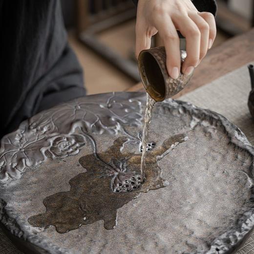 粗陶复古茶具套装陶瓷功夫茶具套装家用简约办公茶壶茶杯茶盘盖碗 商品图9