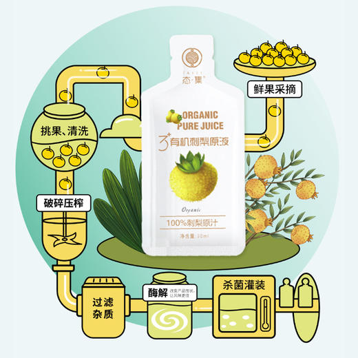 态集有机刺梨原液实惠装30ml*15袋 商品图1