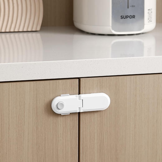 FaSoLa 儿童锁扣宝宝防夹手防护抽屉扣柜门柜子冰箱防开门窗户卡扣安全锁 商品图2