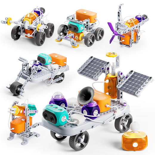 【红外线传感遥控积木 大颗粒 体验科技乐趣】科学罐头炫动遥控电路积木 超级电路 百变炫动造型 激发孩子创造力 商品图6