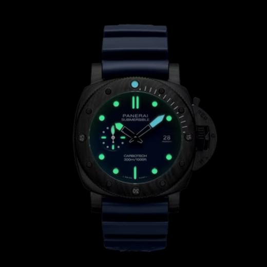 沛纳海 Panerai   Submersible潜行系列 QuarantaQuattro Carbotech™ Blu Abisso腕表 PAM01232 商品图2
