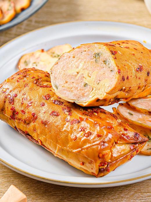 【健身教练推荐的零食】高蛋白膳食豆卷柏慧豆皮肉卷80g*8鸡肉卷肠干豆腐卷蔬菜休闲零食 商品图4