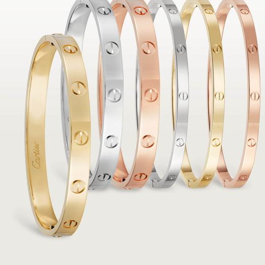 【预定款】 CARTIER 卡地亚 LOVE手镯 男女通款 宽6.1毫米 18K玫瑰金 B6067417 商品图4