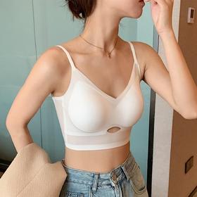 【超薄果冻内衣！舒适轻薄】夏季薄款软支撑，裸感冰透轻薄内衣女，亲肤舒适 一触即凉，冰感超薄面膜文胸，无痕运动美背，无钢圈聚拢无痕文胸罩！