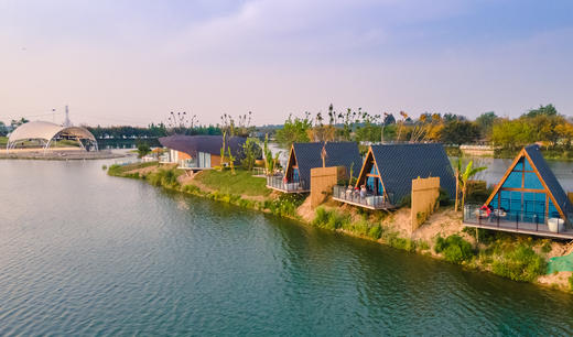 【大邑-491号民宿】单房预定，12房临湖泳池民宿，三面环湖可垂钓/钓鱼，湿地公园，看夕阳日落的美xhyd 商品图2