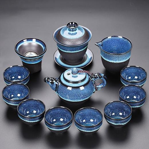 窑变茶具套装家用整套功夫茶壶茶杯陶瓷景德镇高档茶具礼盒装送人 商品图8
