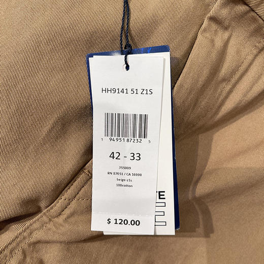  Lacoste/法国鳄鱼 男士L!VE舒适百搭纯色简约直筒休闲裤 商品图3