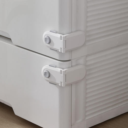 FaSoLa 儿童锁扣宝宝防夹手防护抽屉扣柜门柜子冰箱防开门窗户卡扣安全锁 商品图11