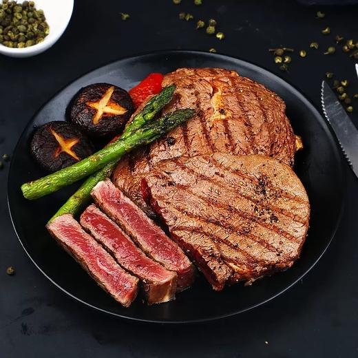 【北海湾】安格斯原切谷饲眼肉牛排1000g（共6片）含刀叉+黑椒酱 商品图4