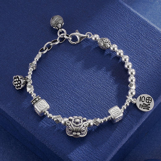 子佩集S925银【醒狮】手串【TSB0001-18】手链仿古2305 商品图6