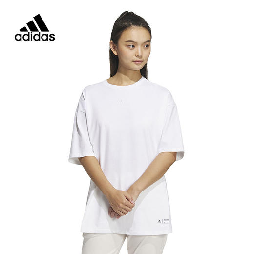 【库存有限，无货将作退款，介意勿拍】Adidas/阿迪达斯轻运动女装夏新款熊猫印花宽松圆领短袖T恤IP3960 商品图0