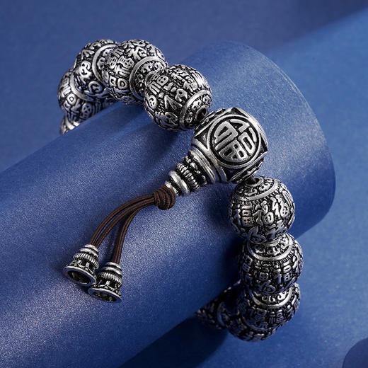 子佩集S990银【百福】手串【KDFSC003】手链2305 商品图3