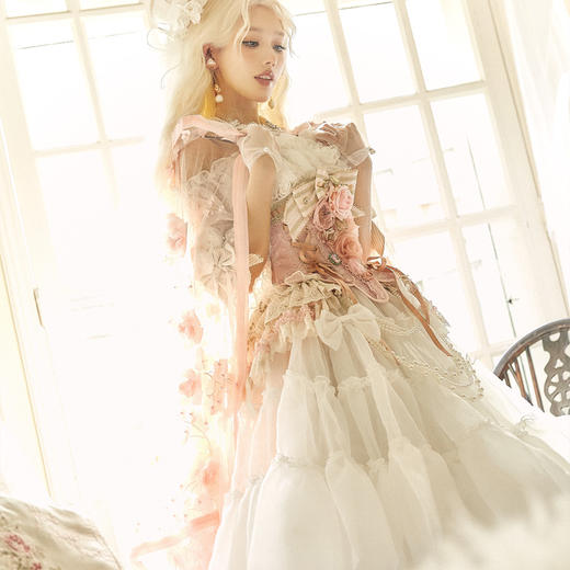 【现货】衬裙 玻璃纱暴力A三段/四段 古典玩偶 Lolita 商品图4