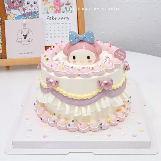 立体美乐蒂丨裱花蛋糕 商品图0