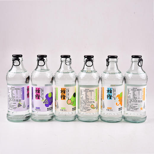 褚橙橙花味葡萄味蜜瓜味苏打气泡水0糖0脂0卡290ml*8瓶装 商品图2