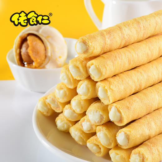 佬食仁蛋酥卷整箱多口味咸蛋黄夹心蛋卷饼干休闲零食儿童早餐点心 商品图2