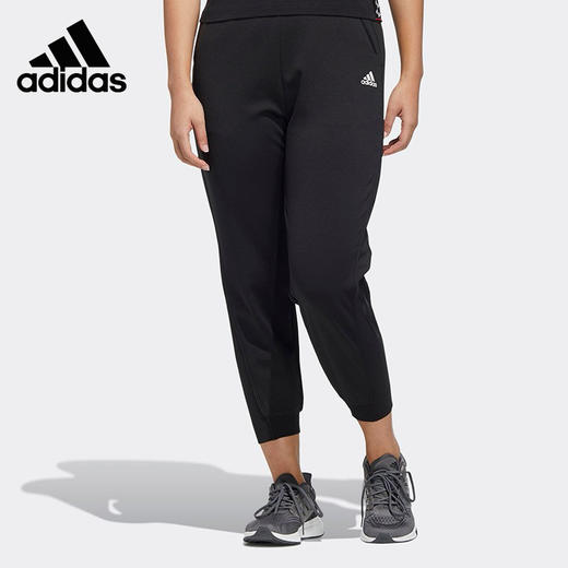 Adidas/阿迪达斯女裤春秋新款跑步运动裤训练小脚裤长裤HF0045 商品图0