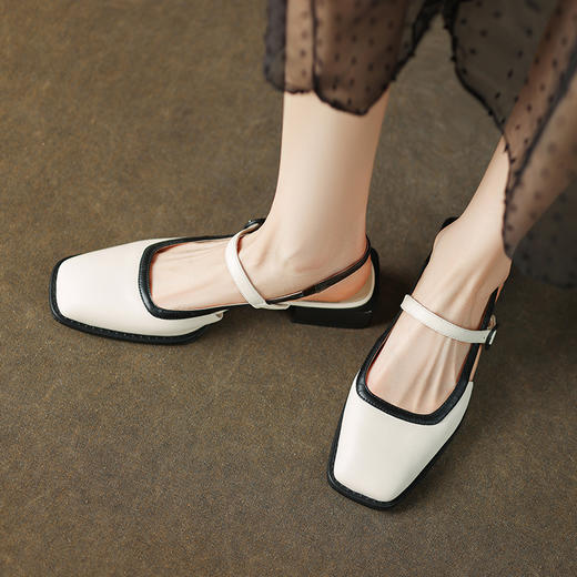 舒适百搭，复古玛丽珍凉鞋J-796F 商品图4