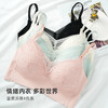 【法式蕾丝美背内衣】轻薄透气，舒适！法式网纱蕾丝水溶花无痕一体杯镂空，固定三角杯V领学生无钢圈女士内衣，少女后背美背内衣透气裹胸性感聚拢，高颜值闭眼入！ 商品缩略图1