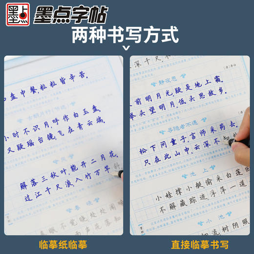 墨点字帖：小学生必背古诗文（129篇）配套新教材 商品图3