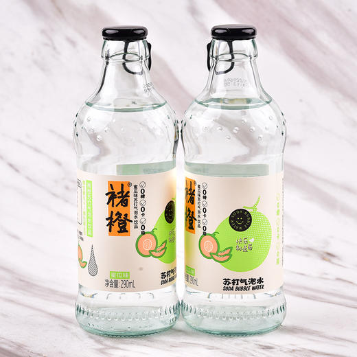褚橙橙花味葡萄味蜜瓜味苏打气泡水0糖0脂0卡290ml*8瓶装 商品图3