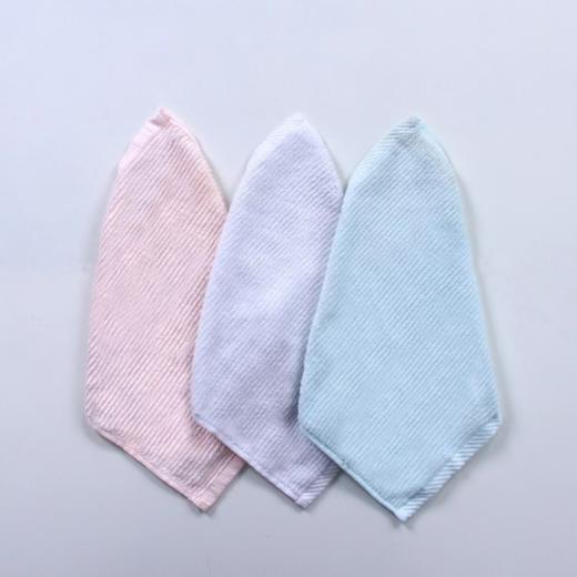 康康竹纤维色条方巾25x25 商品图0