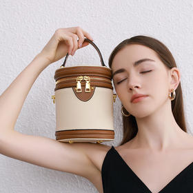 【服装鞋包】-新款圆筒包小众设计手提包单肩斜挎女包