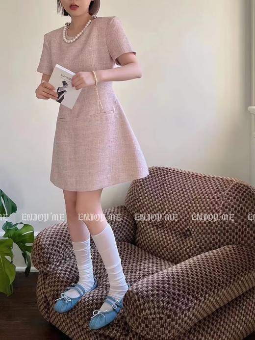 【门店同款】2023年夏季后背镂空珍珠链连衣裙 150943979 商品图4