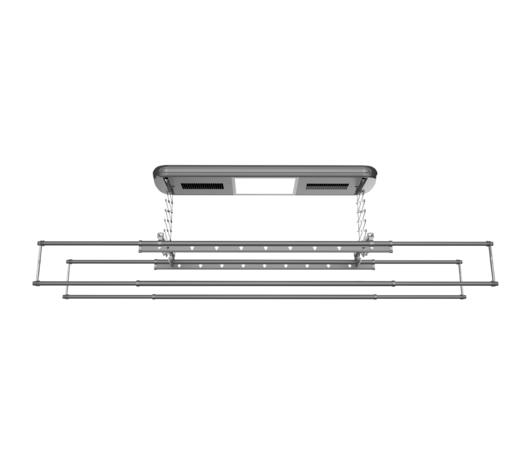 晾霸烘干版智能晾衣机-T01-一键遥控升峰-LED柔光照明:2米主机-定时风干-恒温烘干-四杆伸缩 商品图0