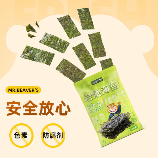海狸先生岩烧海苔食材拌饭包饭材料2g*24袋 商品图3