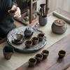 粗陶复古茶具套装陶瓷功夫茶具套装家用简约办公茶壶茶杯茶盘盖碗 商品缩略图3