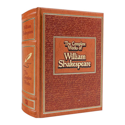 英文原版 Complete Works of William Shakespeare 莎士比亚全集 皮质封面 英文版 进口英语原版书籍 商品图1