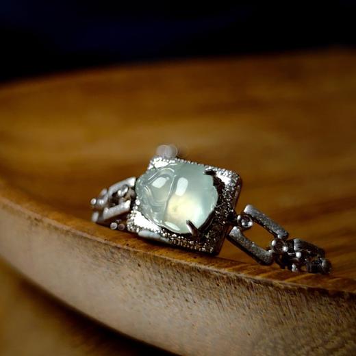 18k镶嵌翡翠小貔貅手链 商品图10