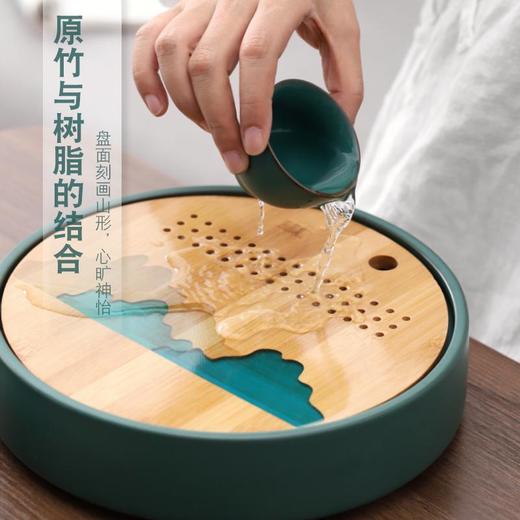 青山日式简约陶瓷茶壶茶杯套装茶盘整套旅行便携 商品图3