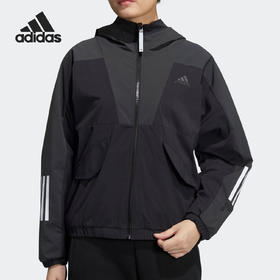 【库存有限，无货将作退款，介意勿拍】Adidas/阿迪达斯春季新款女子双面穿时尚外套HC2801