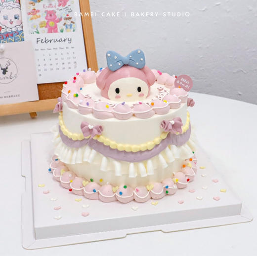 立体美乐蒂丨裱花蛋糕 商品图1