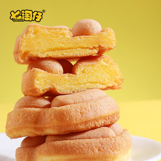 七淘仔熊掌烧蛋糕整箱220g港式鸡蛋仔小零食早餐面包休闲食品充饥夜宵 商品图2