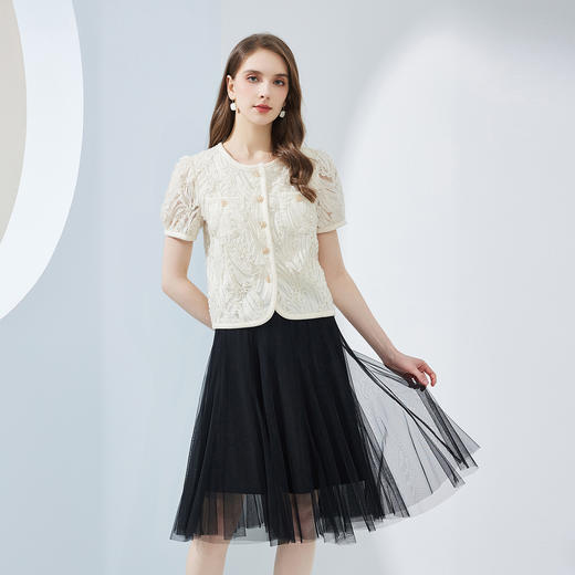 NF8H5斯尔丽瑟俪2023夏季法式浪漫柔美减龄套装 商品图0